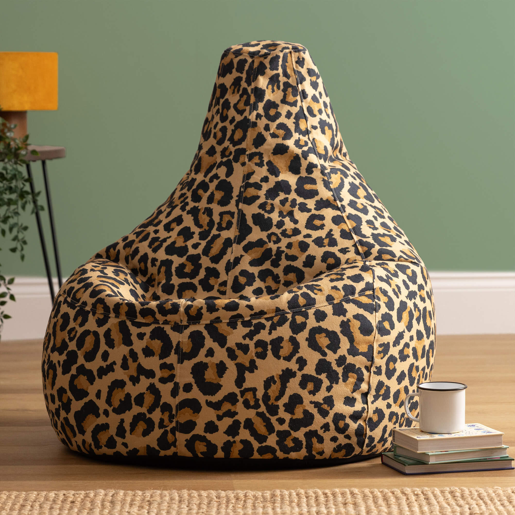SITZSACK Liegesessel Dalton Leopard - Multicolor, Textil (90/73/84cm) - icon