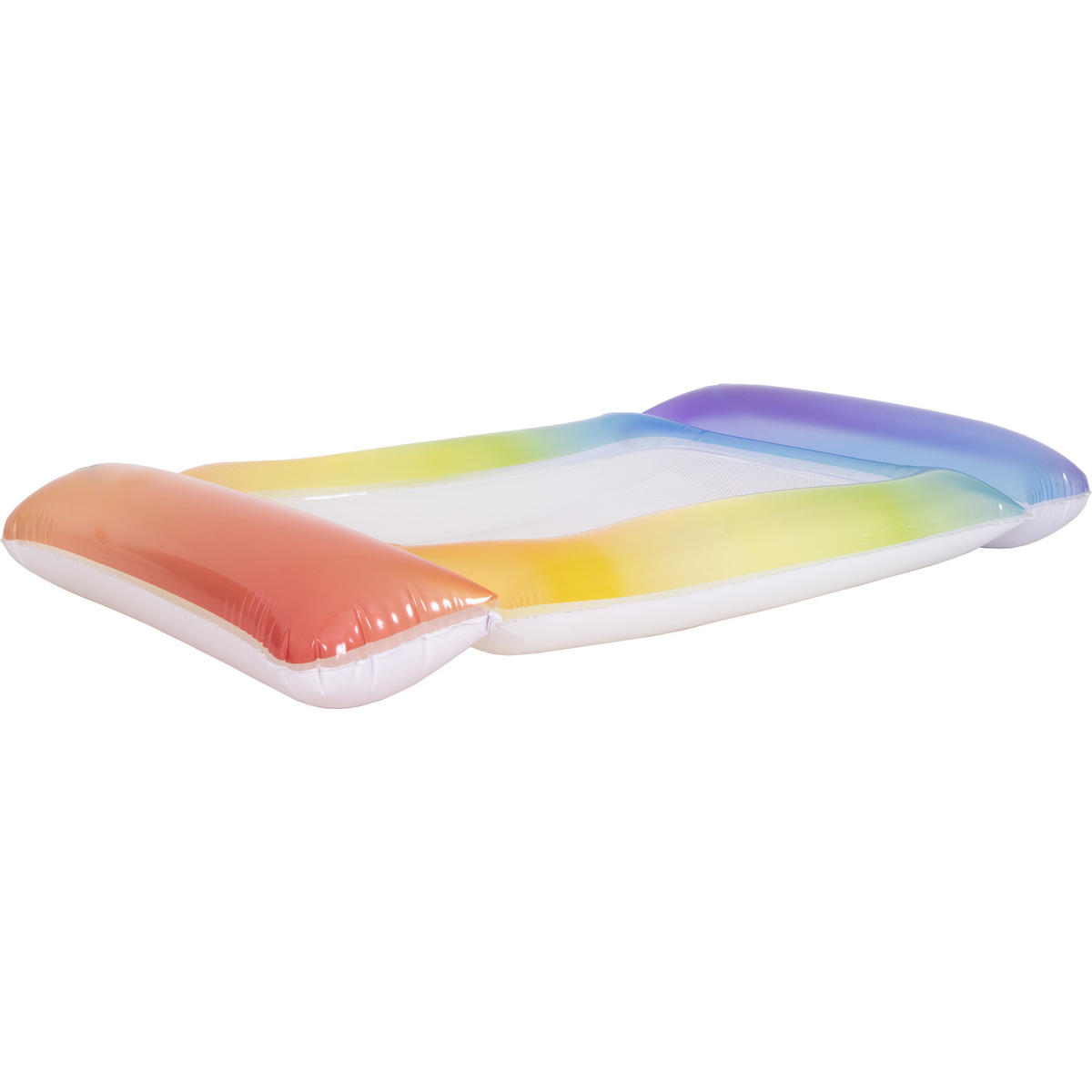 LUFTMATRATZE Jelly 117 x 76 x 15 cm mit Netzfläche Farbverlauf - Multicolor, Kunststoff (117/76/15cm) - Avenli