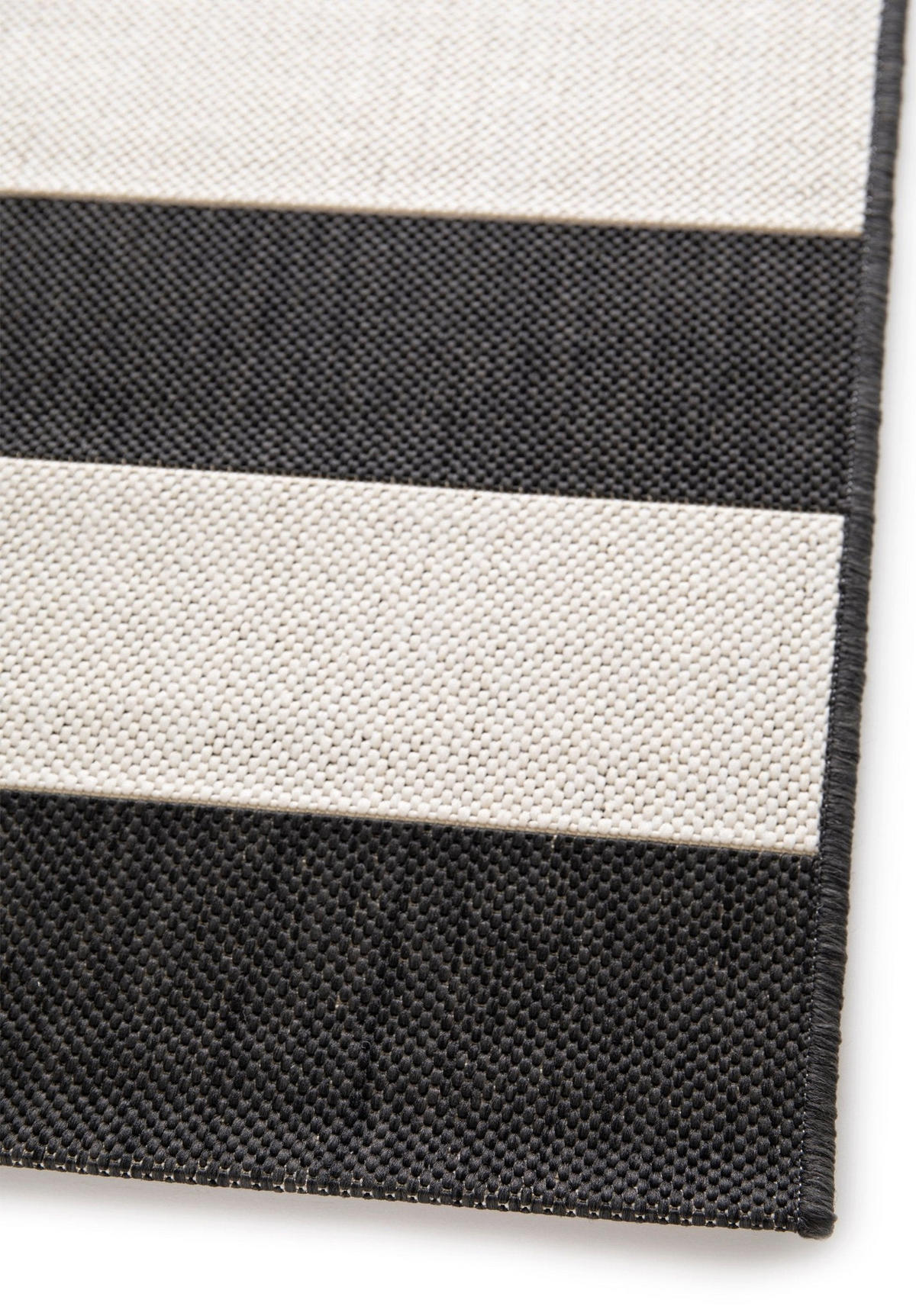 TEPPICH für Innen- und Außenbereiche schwarz - Schwarz, Textil (80/150cm) - AFK Living