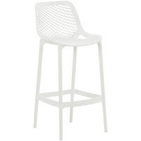 BARHOCKER Air 105x45x53 cm weiß - Weiß, Kunststoff (45/105/53cm) - furnicato