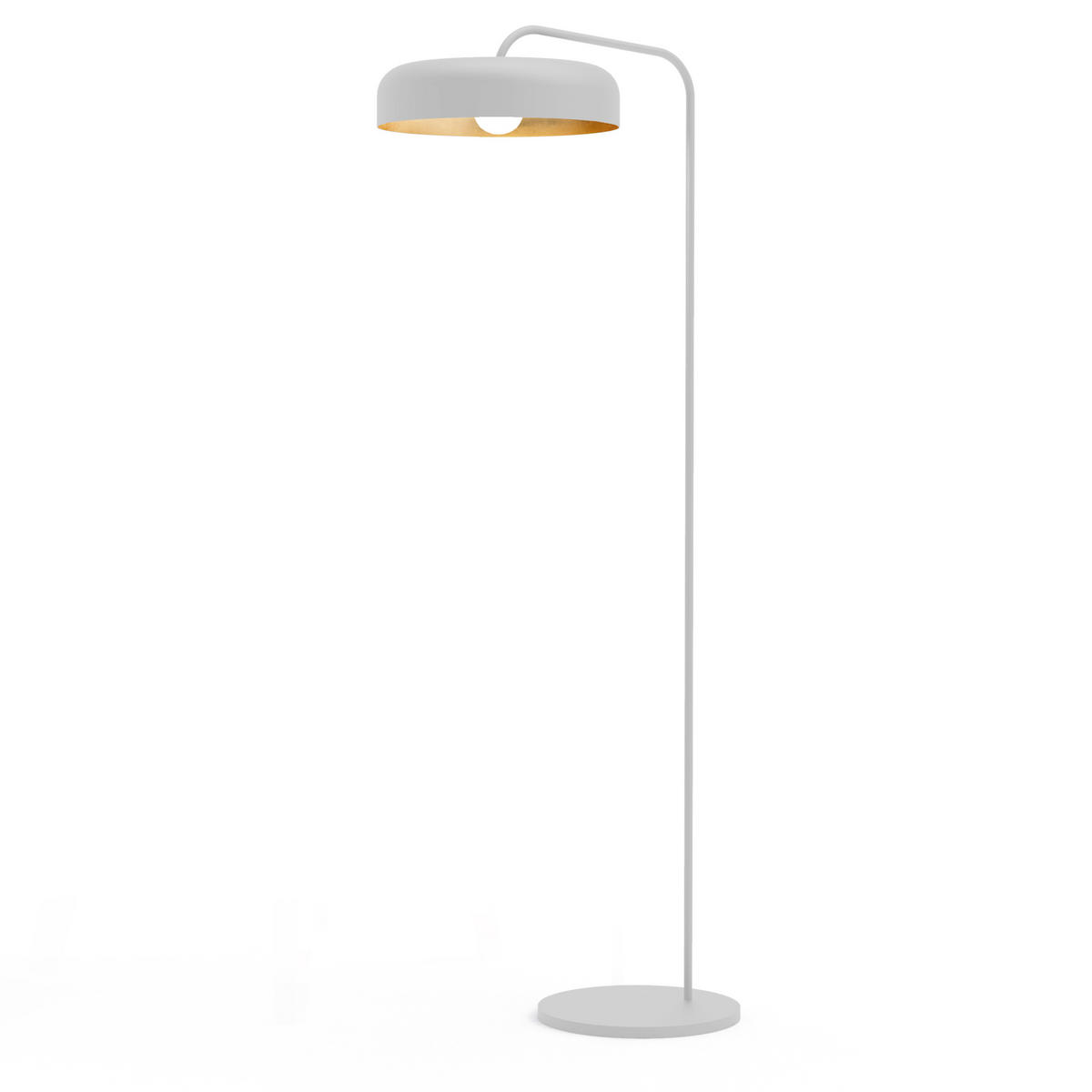 STEHLEUCHTE - Goldfarben, Metall (40/40/165cm) - Lumicom