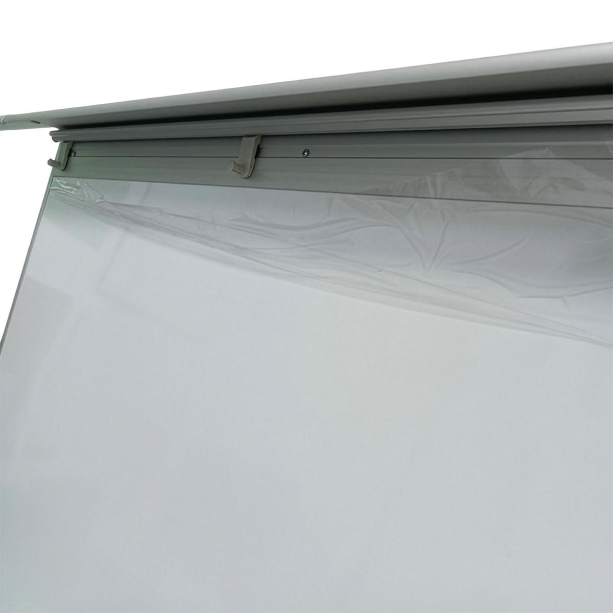 FLIPCHART Whiteboard - Weiß, Kunststoff/Metall (70/100/1.1cm) - Relaxdays