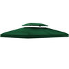 ERSATZDACH Pavillondach, Polyester, Grün - Grün, Kunststoff (400/20/300cm) - Outsunny
