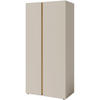 DREHTÜRENSCHRANK Lico für Jugendzimmer, mit 2 Türen, Sandbeige - Beige, Holzwerkstoff (90/195/50cm) - Beautysofa
