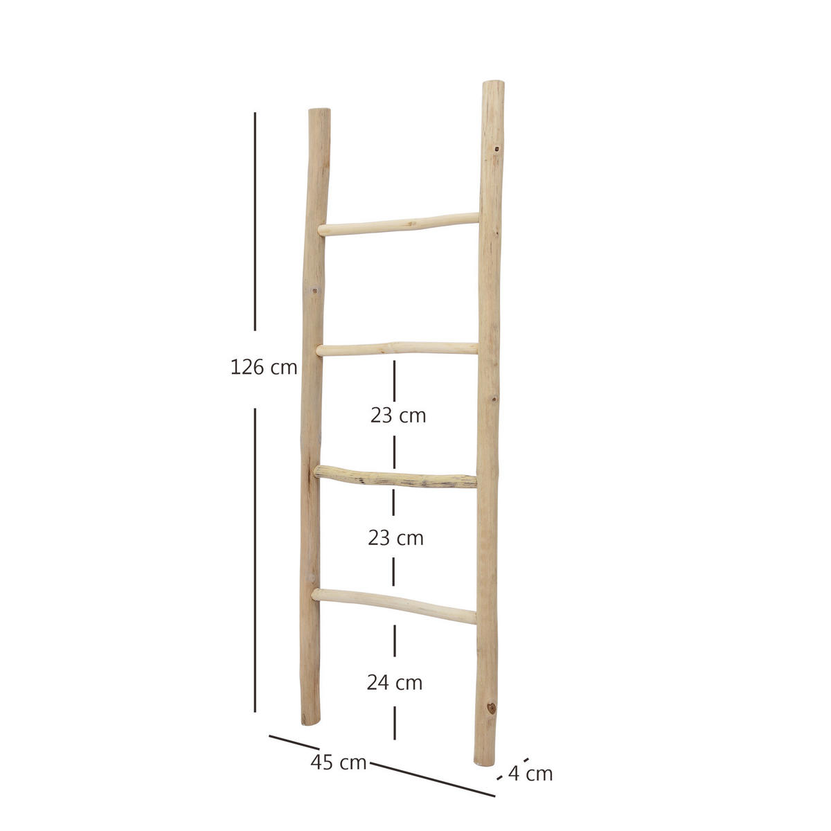 REGAL Braun - Braun, Holz (126/45/4cm) - Nordlys