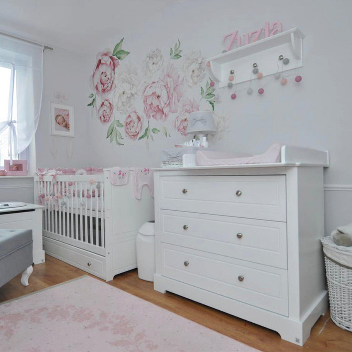 SOBA ZA BEBE 2-dijelni Marylou Bijeli - bijela, drvni materijal (146/90/78cm) - Petits-meubles