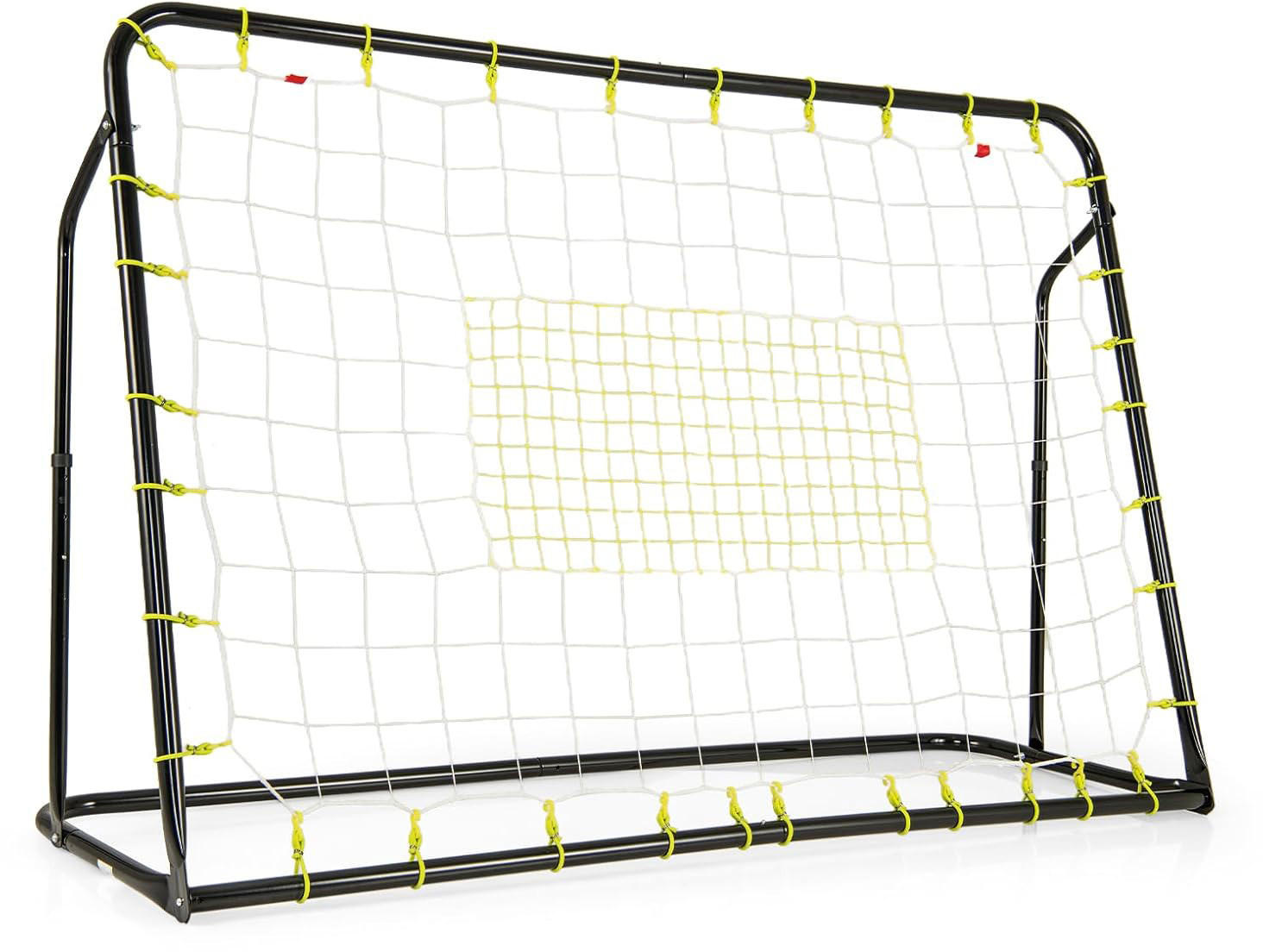 FUBBALLTOR Schwarz - Schwarz, Metall (60/123/187cm) - COSTWAY