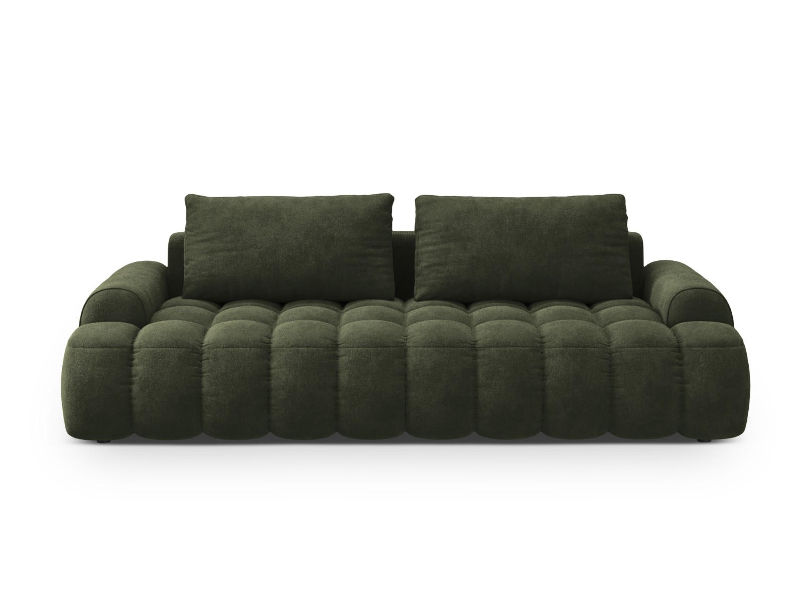 Cosmopolitan Design Ausklappbares-Sofa Grün 100x84x250 cm