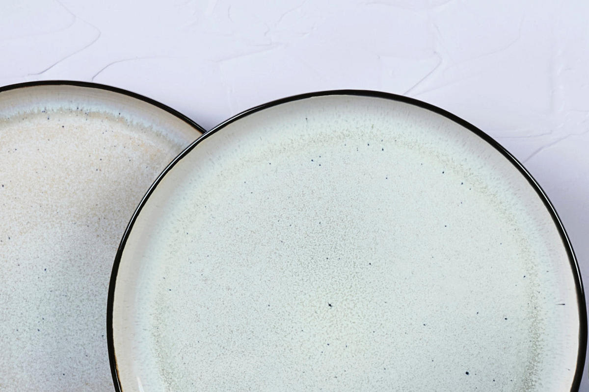 TELLER Iris Ø26cm - 6er-Set - Elfenbeinweiß - Weiß, Keramik (26cm) - Björn