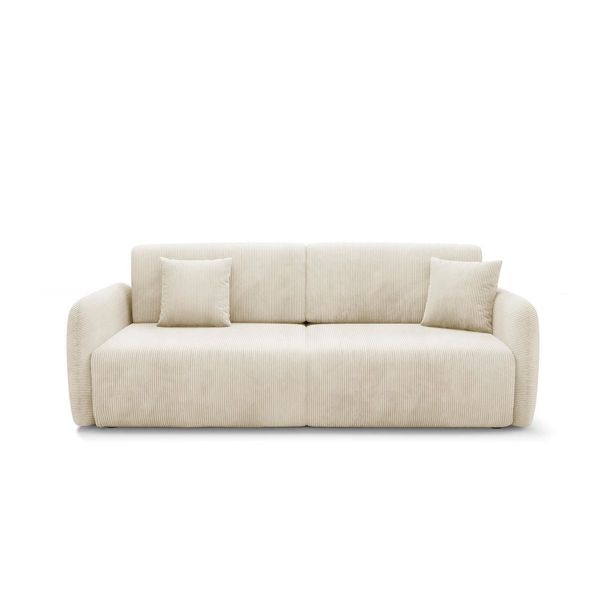 SOFA Dora 3 Sitzplätze Beige - Beige, Holz (233/92/110cm) - Petits-meubles