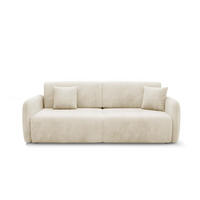 SOFA Dora 3 Sitzplätze Beige - Beige, Holz (233/92/110cm) - Petits-meubles