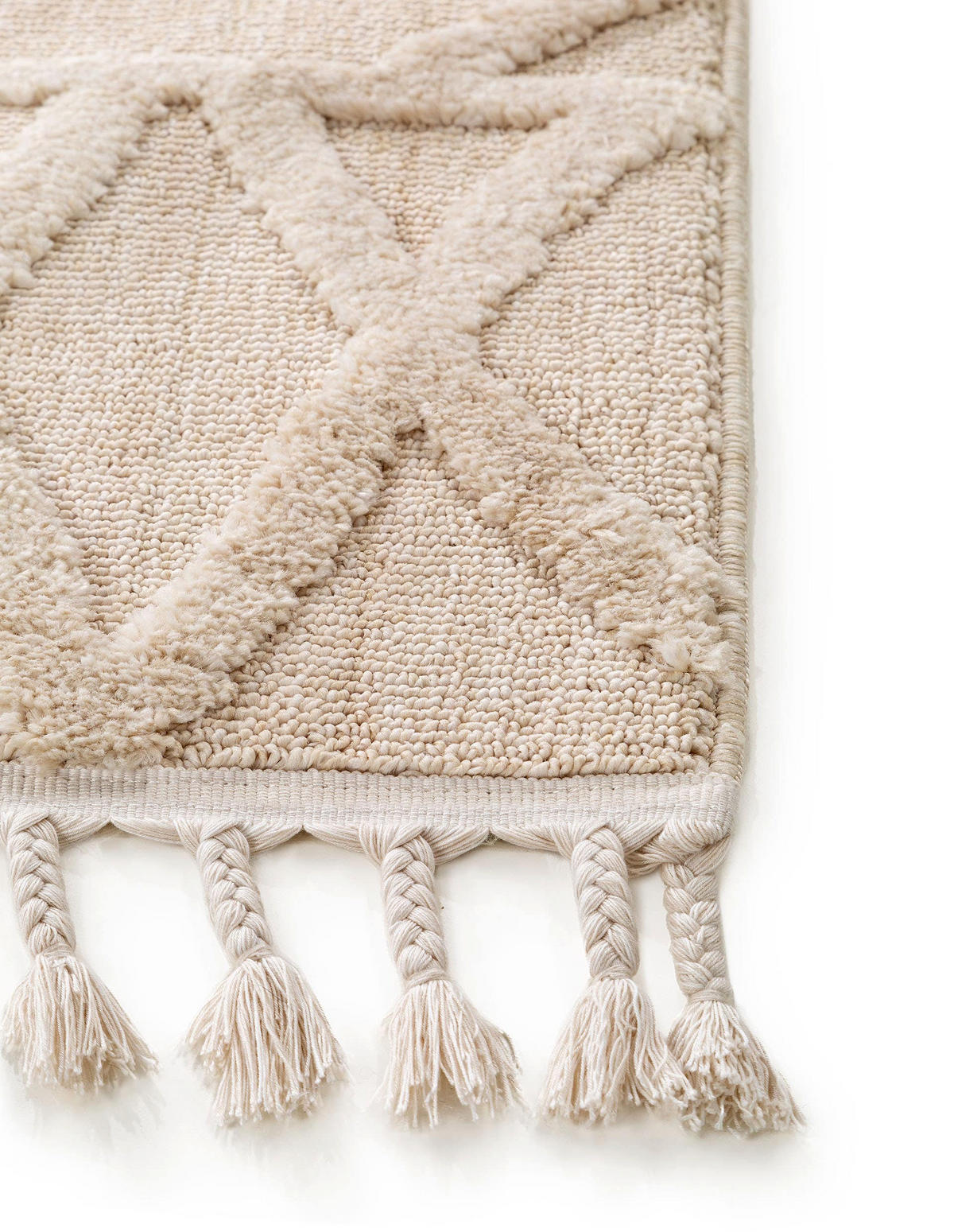 TEPPICH Oyo Cream 120x180 cm - Creme, Textil (120/180cm) - benuta Pop