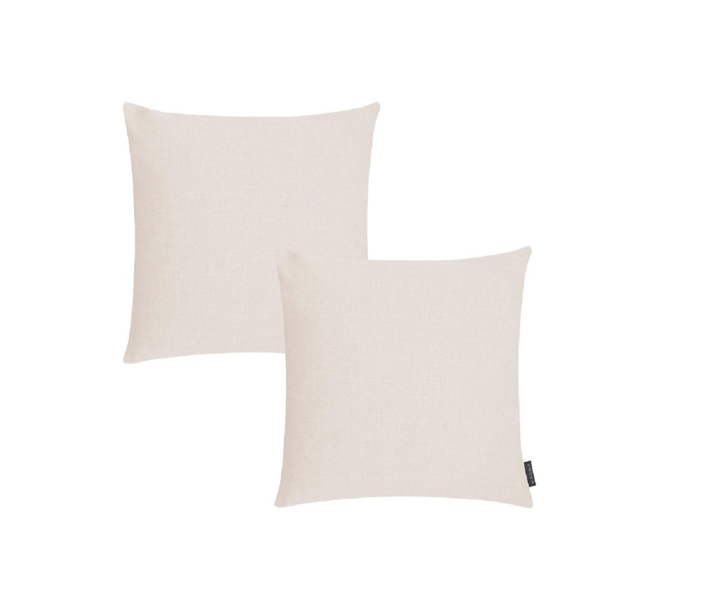 KISSENHÜLLE 2er Set Riva 40/40 beige - Beige, Textil (40/40cm) - Magma Heimtexx