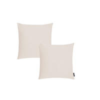 KISSENHÜLLE 2er Set Riva 40/40 beige - Beige, Textil (40/40cm) - Magma Heimtexx