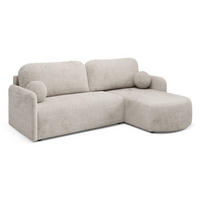 ECKSOFA Beige BONO Mit Schlaffunktion Bezogen Mit Cremona Stoff - Beige, Textil (212/160cm) - Sepro Meble
