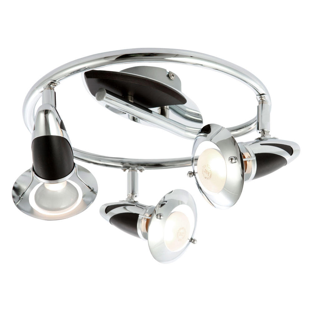 LED DECKENLEUCHTE Holz Silber schwenkbar - Silberfarben, Holz (30/30/17.5cm) - Globo Lighting