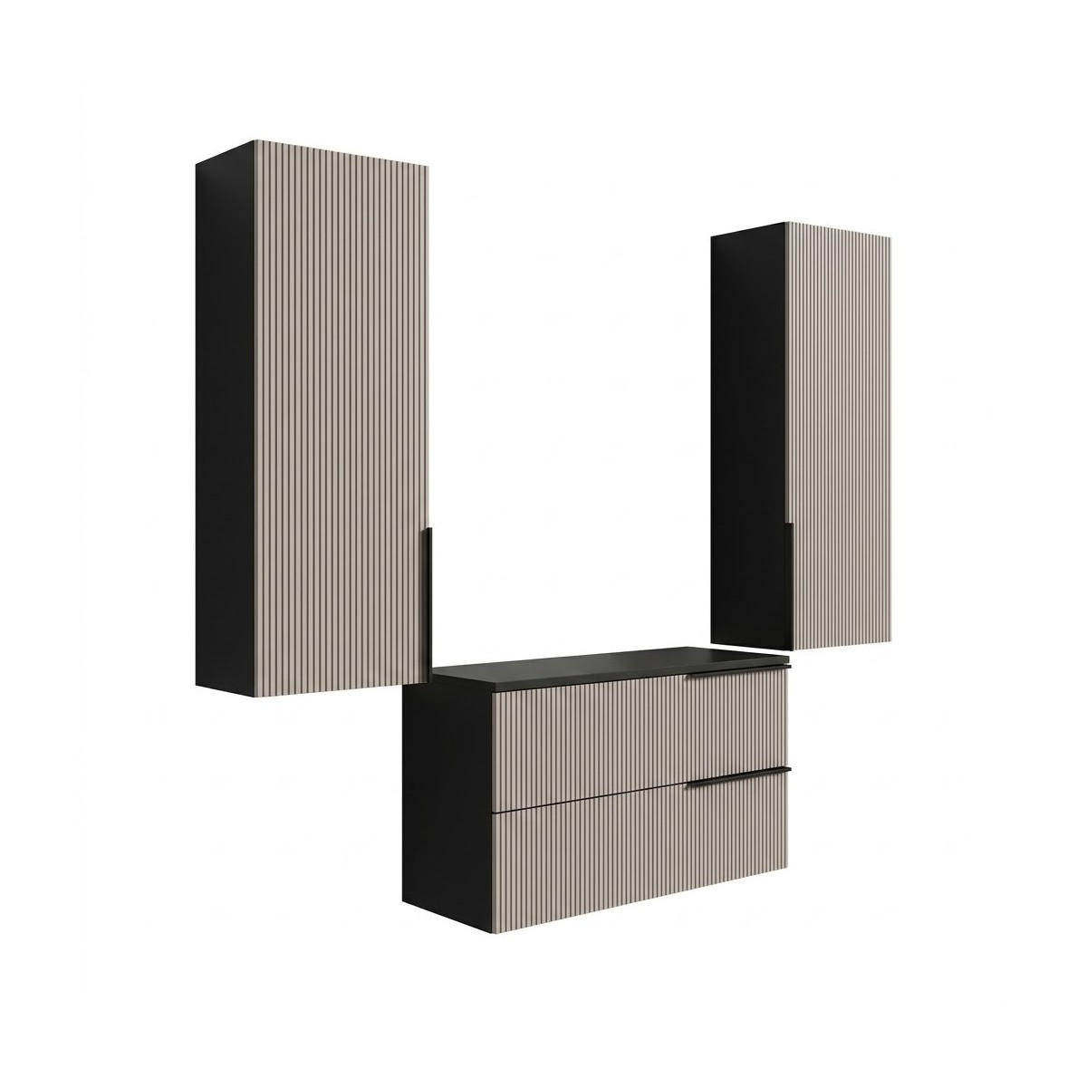 mzm24 Badmöbel-Set Kaschmir 200x150x45 cm