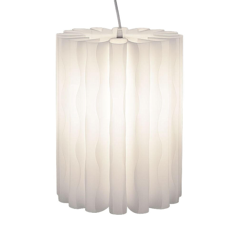 LED HÄNGELEUCHTE Elena Weiß - Weiß, Kunststoff (27/27/135cm)