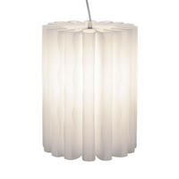 LED HÄNGELEUCHTE Elena Weiß - Weiß, Kunststoff (27/27/135cm)