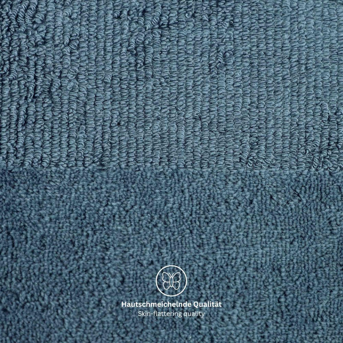 BADETUCH SENSE-2 - Blau, Textil (100/150cm) - Schöner Wohnen
