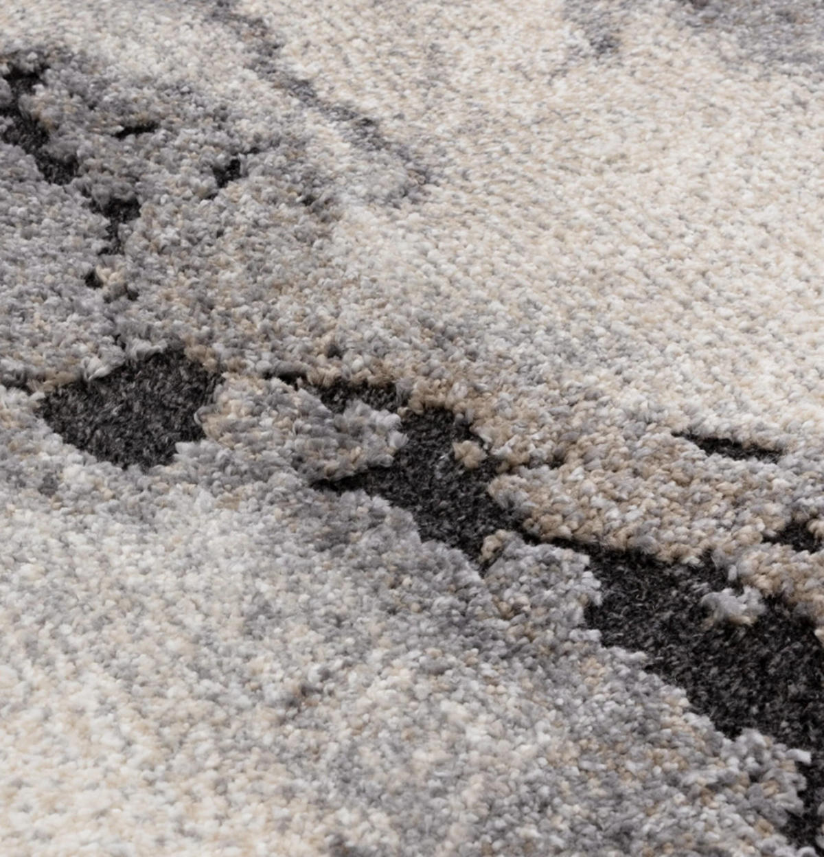 TEPPICH Flachgewebe HAVEN Grau 120 x 170 cm - Grau, Textil (120/170cm) - Novatrend