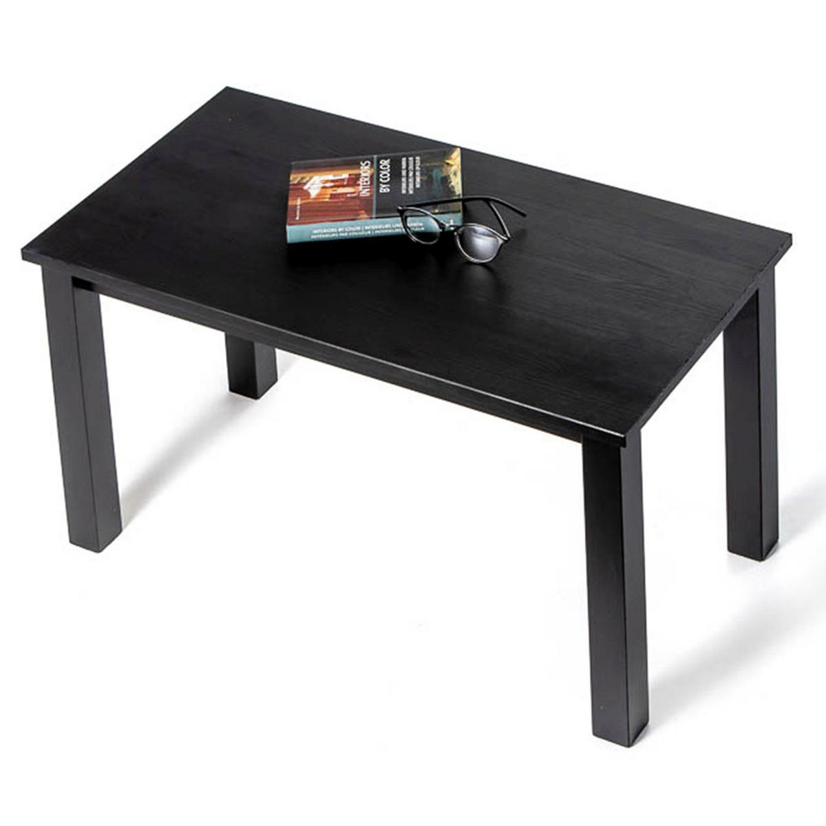 COUCHTISCH Massivholz 38/75/45 cm - Schwarz, Holz (38/75/45cm) - hagge home