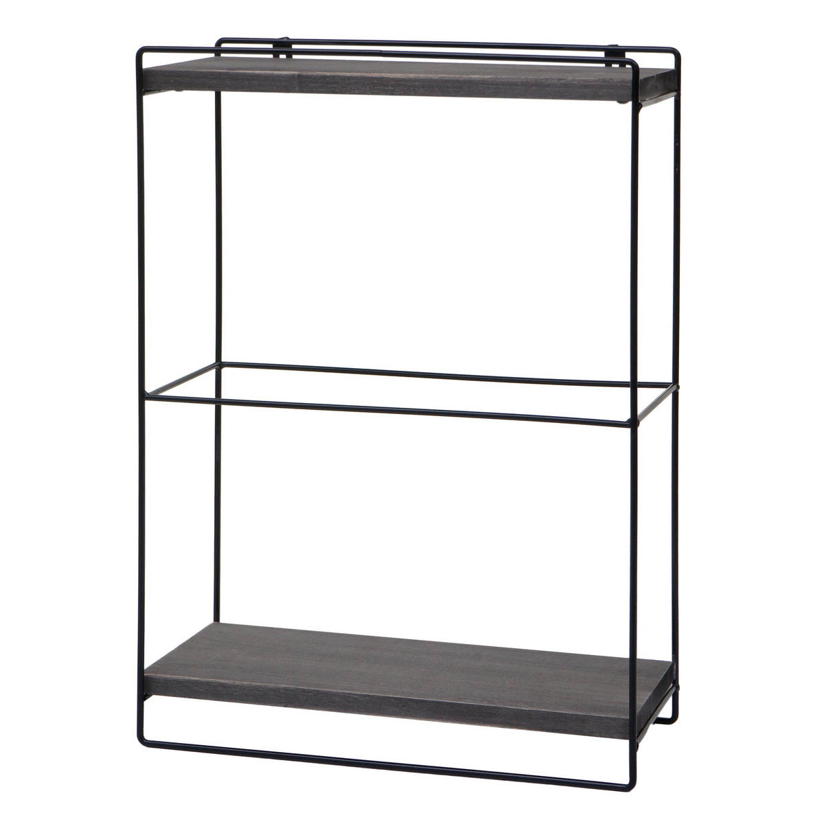 WANDREGAL Grau - Grau, Holz (35/50/17cm) - MCW