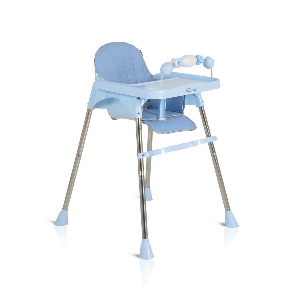 HOCHSTUHL Century blau Spielzeug, Tablett verstellbar, Gurt, Fußstütze - Blau, Kunststoff (63/84/61cm) - Moni