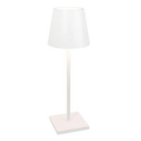 AKKULEUCHTE Poldina L desk Weiß - Weiß, Metall (8.25/8.25/49.7cm) - click-licht