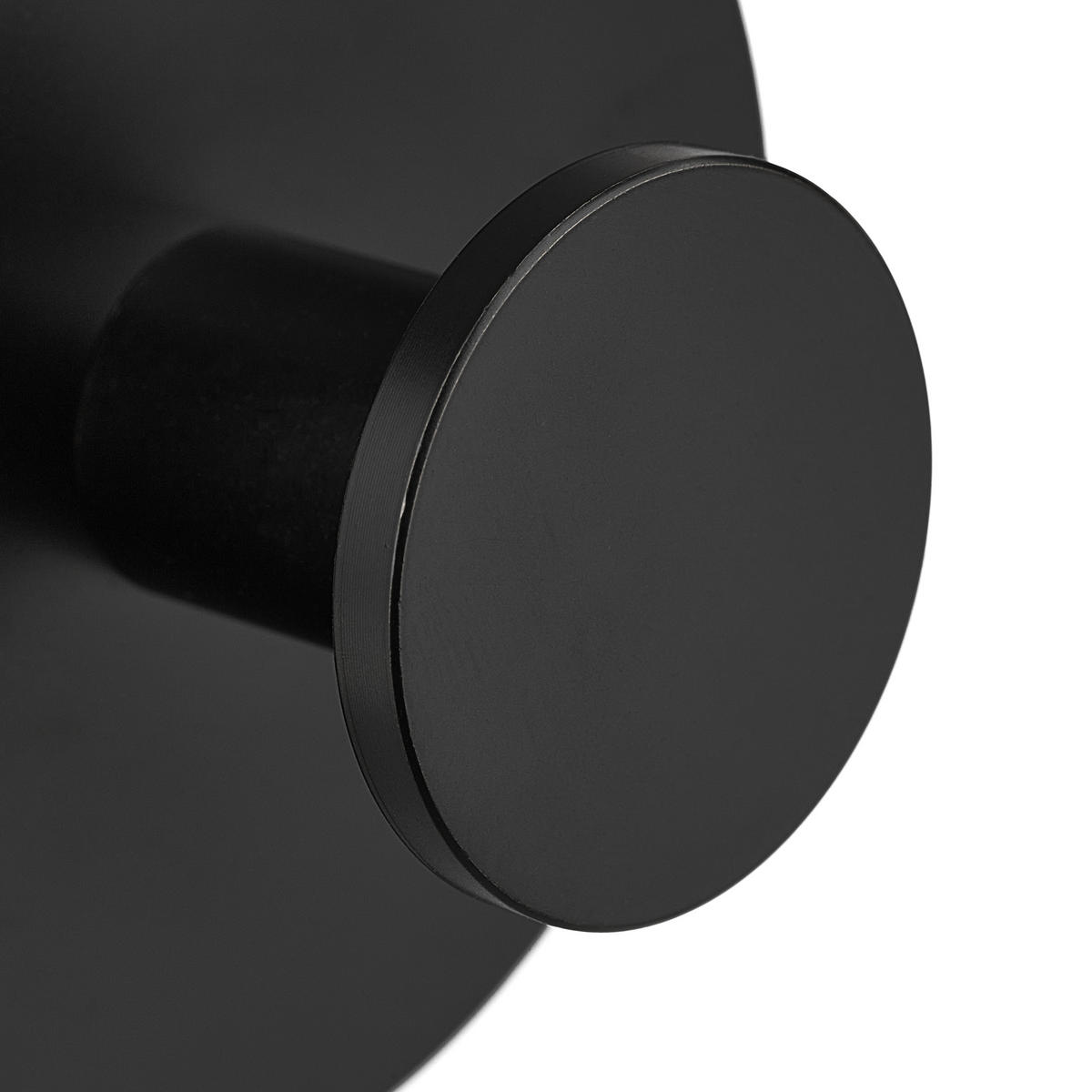 4XKLEBEHAKEN - Schwarz, Metall (5.5/5.5/2cm) - Relaxdays