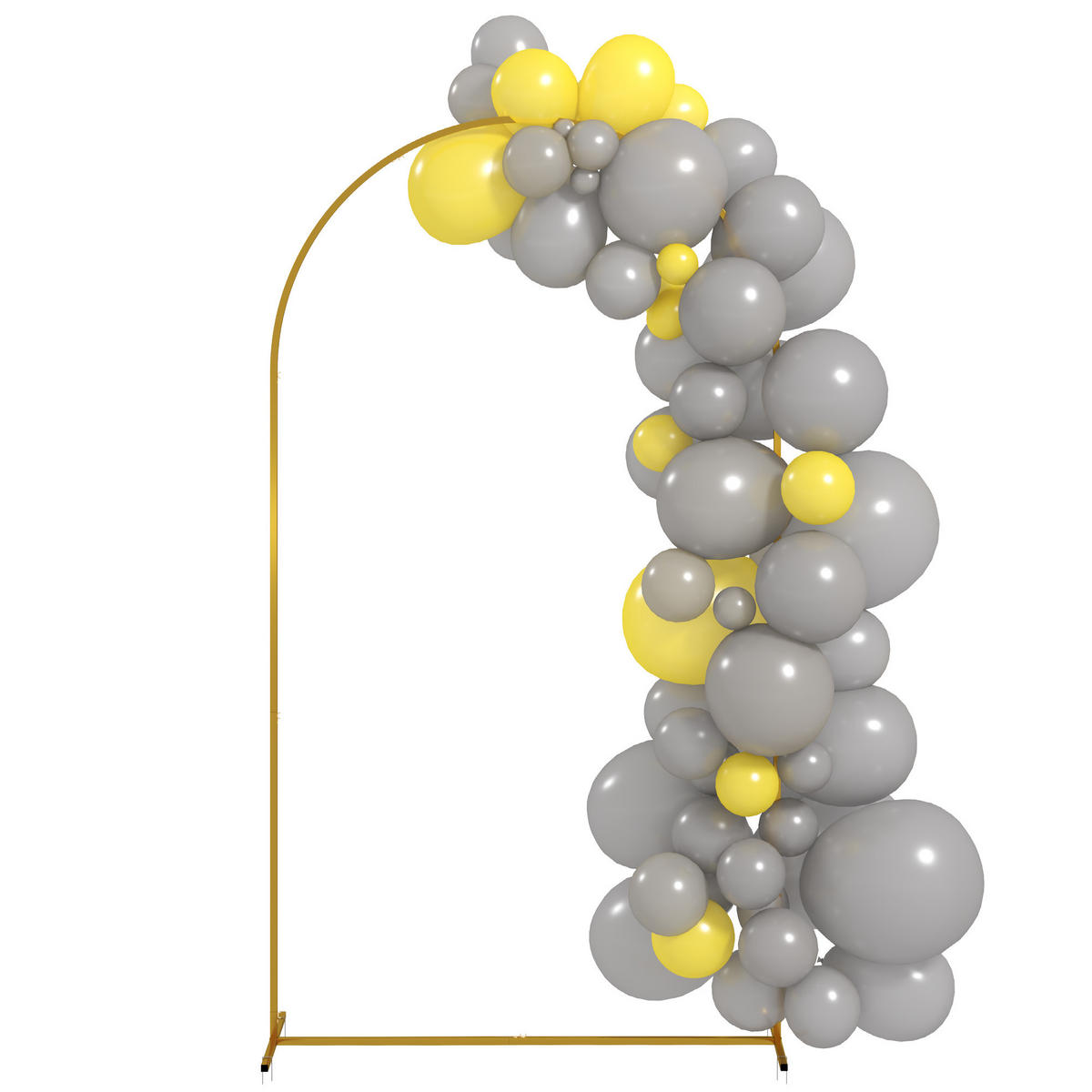 ROSENBOGEN DE-18334 220 cm hoch, für Hochzeit & Events Gold - Goldfarben, Metall (120/220/40cm) - ComfortXL