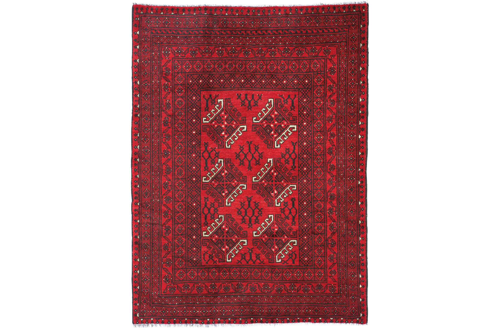 Afghanistan-Orientteppich-Handgeknuepft-Rot.png