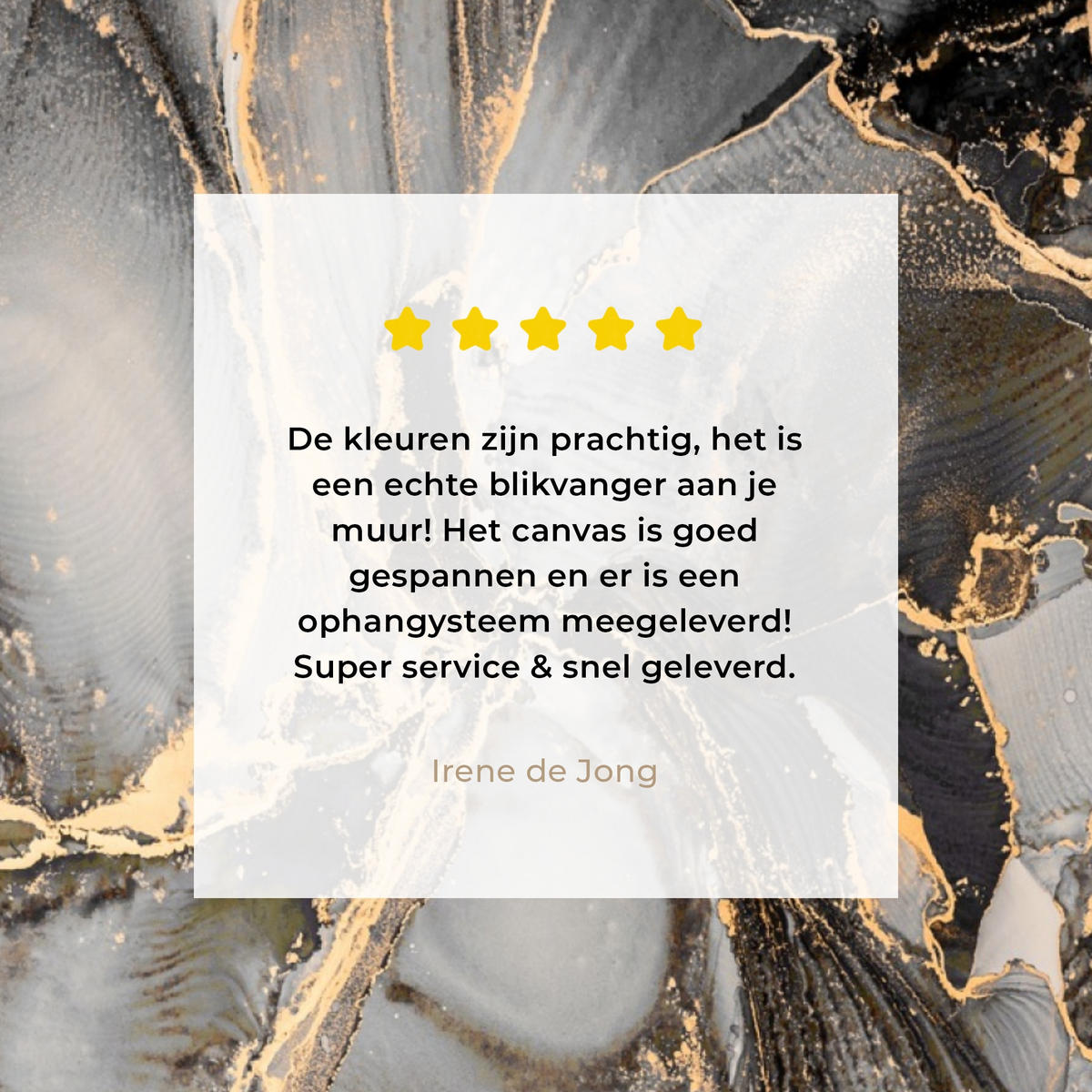 LEINWANDBILD Grau - Luxus - Gold - Marmor Wandbild Wohnzimmer 50x50 cm - Dunkelgrau, Textil (50/50cm) - MuchoWow