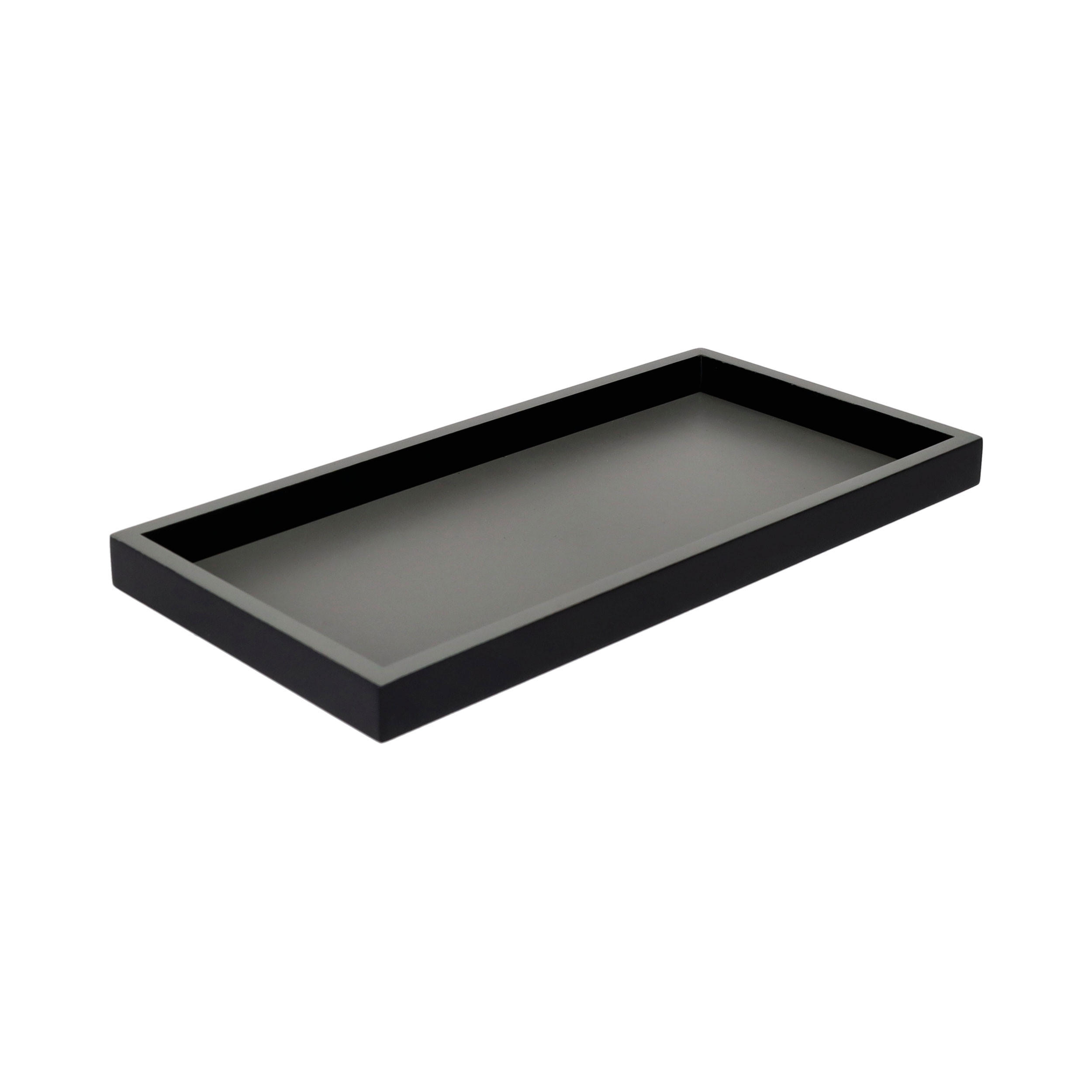DEKOTABLETT Neo, rechteckig, MDF, Dunkelgrau / Schwarz, 30 x 15 cm - Grau, Holzwerkstoff (2cm) - Gift Company