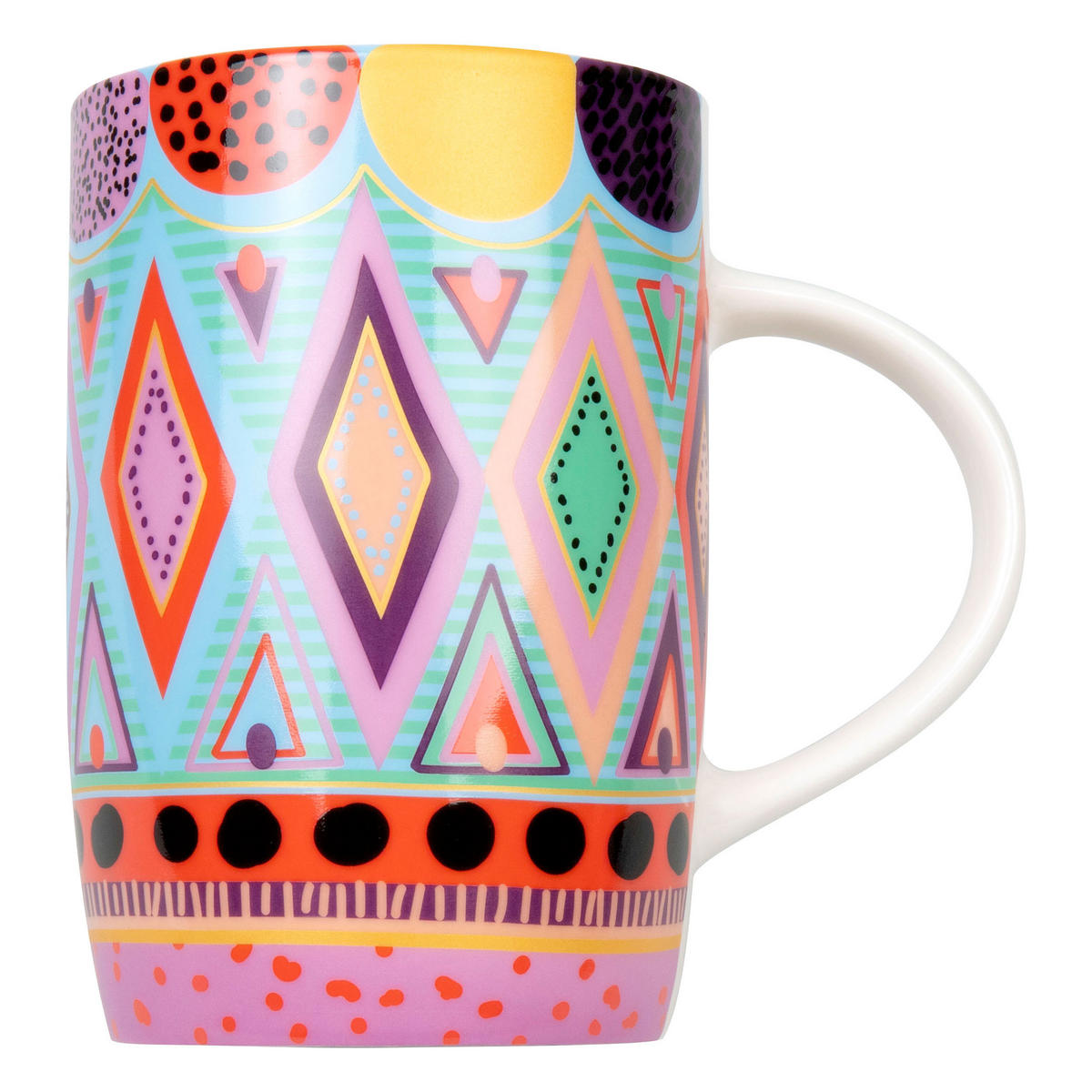 KAFFEEBECHER Exotic Summer - adventurous - Naturfarben, Keramik (0.54L) - Könitz