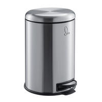 MÜLLEIMER T20 - Silberfarben, Metall (31/44/31cm) - SVITA