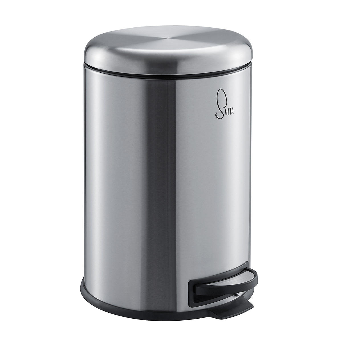 MÜLLEIMER T20 - Silberfarben, Metall (31/44/31cm) - SVITA