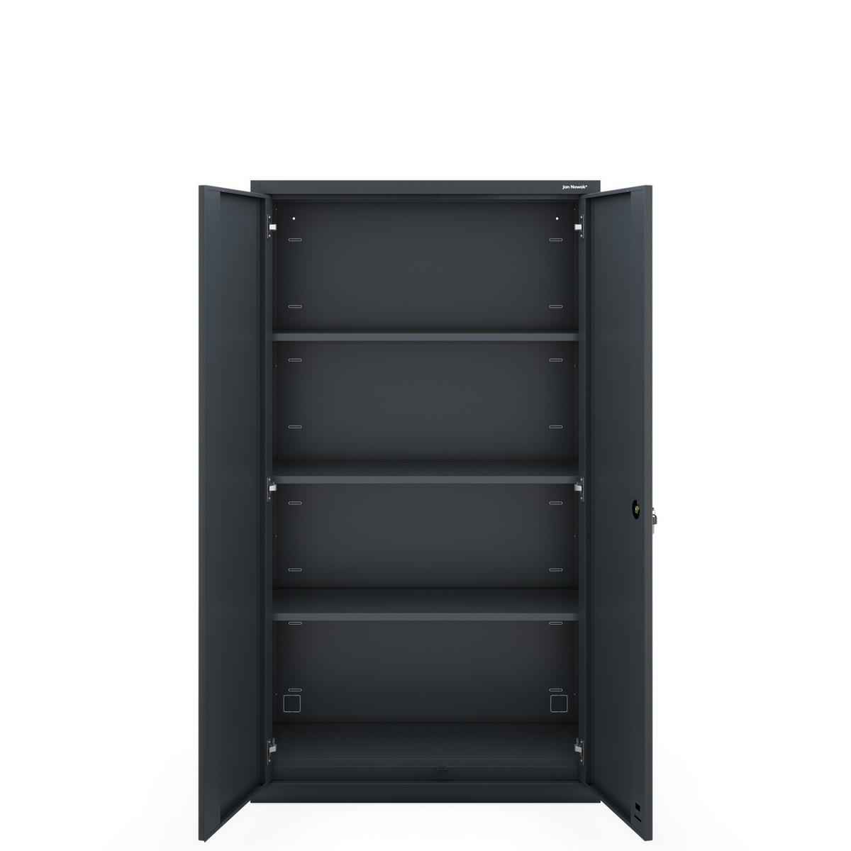 METALLSCHRANK Megan - Anthrazit, Metall (90/160/40cm)