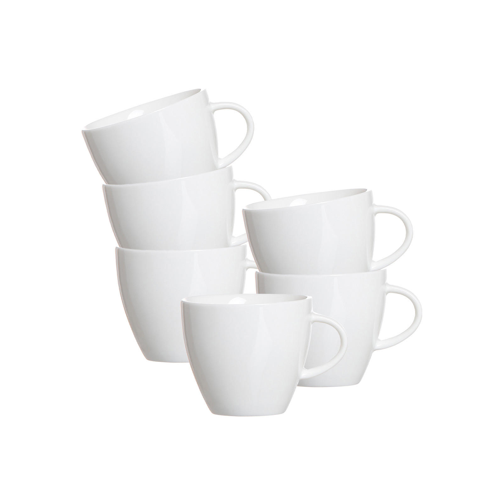 ESPRESSOOBERTASSEN Melodie weiß 80 ml 6er Set - Weiß, Keramik (0.08L) - Ritzenhoff Breker