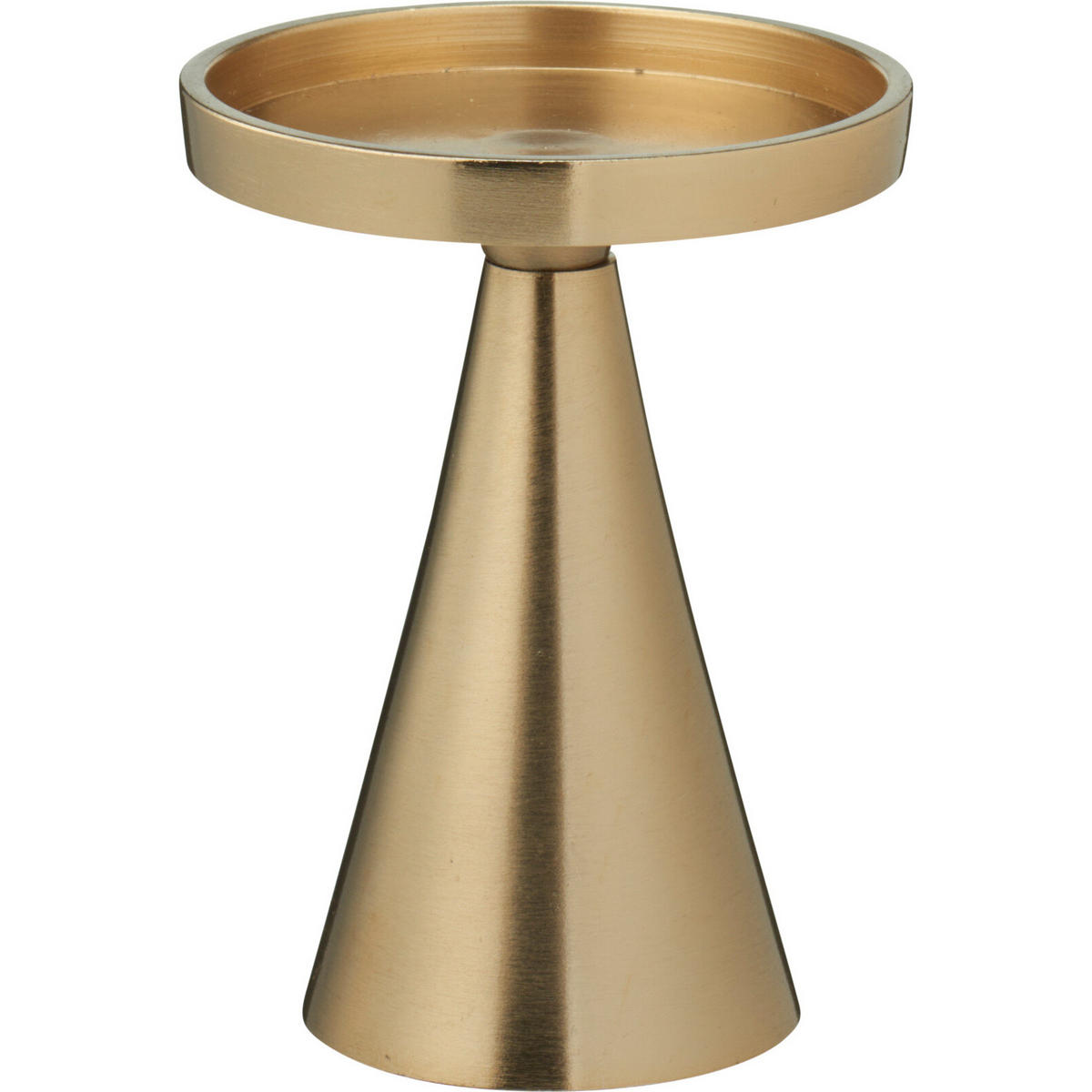 KERZENSTÄNDER Gold 13 cm - Goldfarben, Metall (10/13/10cm) - Home Styling Collection