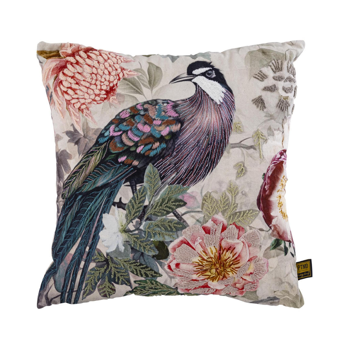 ZIERKISSEN Loralee Grün 45/3/45cm - Grün, Textil (3/45cm) - PTMD Collection