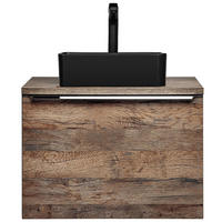 BADMÖBEL-SET 3-TLG. Puebla-56 - Braun, Holzwerkstoff (60/62/46cm) - Lomado