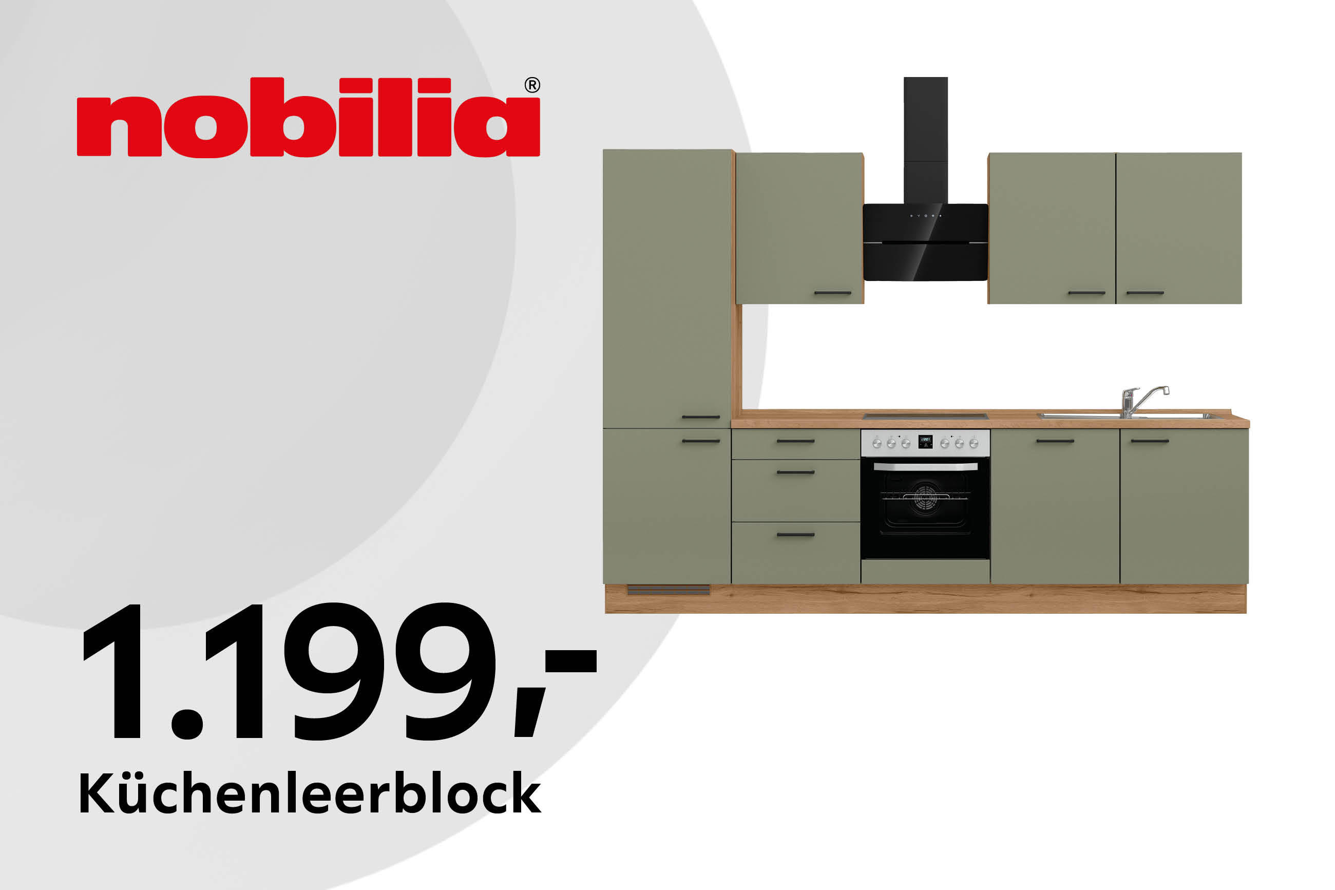Küchenleerblock von Nobilia für 1199 €