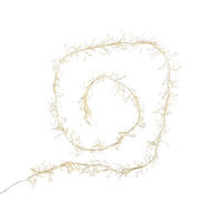 LICHTERKETTE Metwire, Gold, 9 x 9 x 500 cm, Dekorative Weihnachtsdeko - Goldfarben, Metall (500cm) - home&you