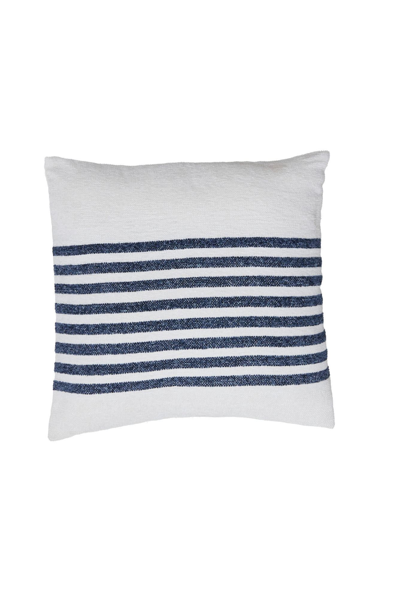 DEKOKISSEN Cinco Weiß 45/45/10 cm - Weiß, Textil (45/45cm) - Light & Living