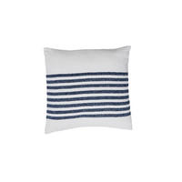 DEKOKISSEN Cinco Weiß 45/45/10 cm - Weiß, Textil (45/45cm) - Light & Living