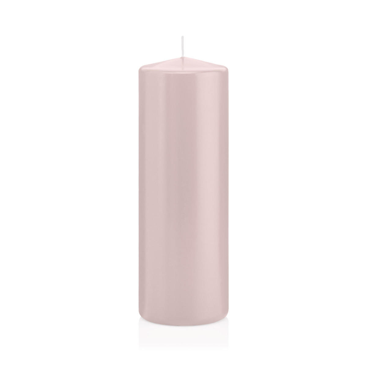 STUMPENKERZEN Rosé Ø 68 x 200 mm, 12 Stück - Rosa, Paraffin (7/20cm) - Wiedemann Kerzen