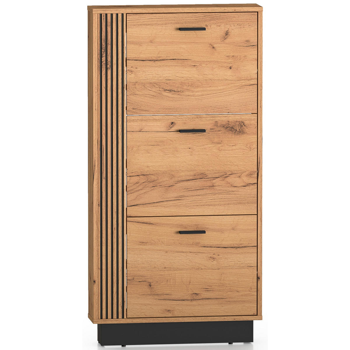 SCHUHSCHRANK Vasco Eiche 60 cm - Eichefarben, Holzwerkstoff (60/119.1/14.7cm) - Homebook
