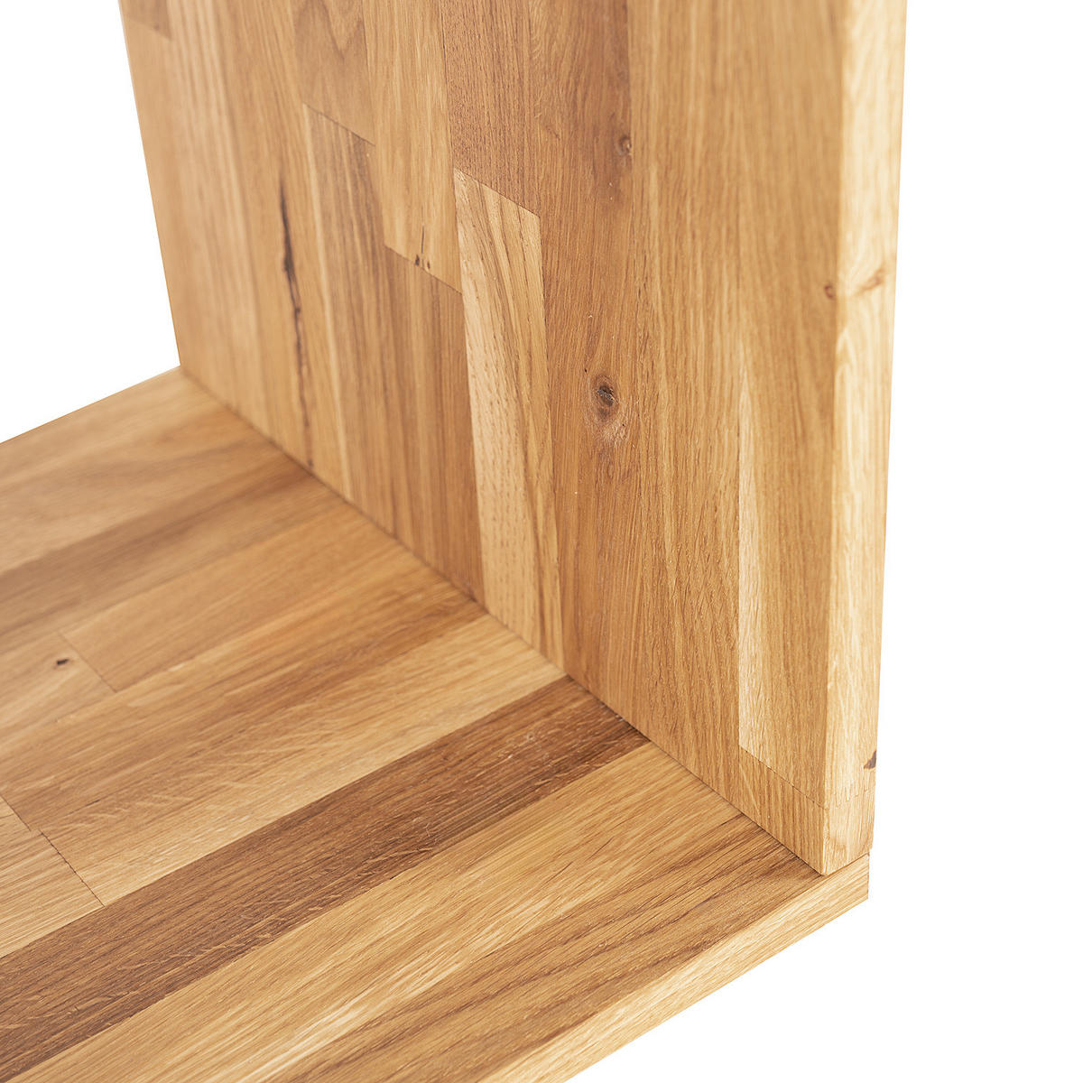 REGAL - Massivholz - Eichefarben, Holz (76/186/35cm) - home24