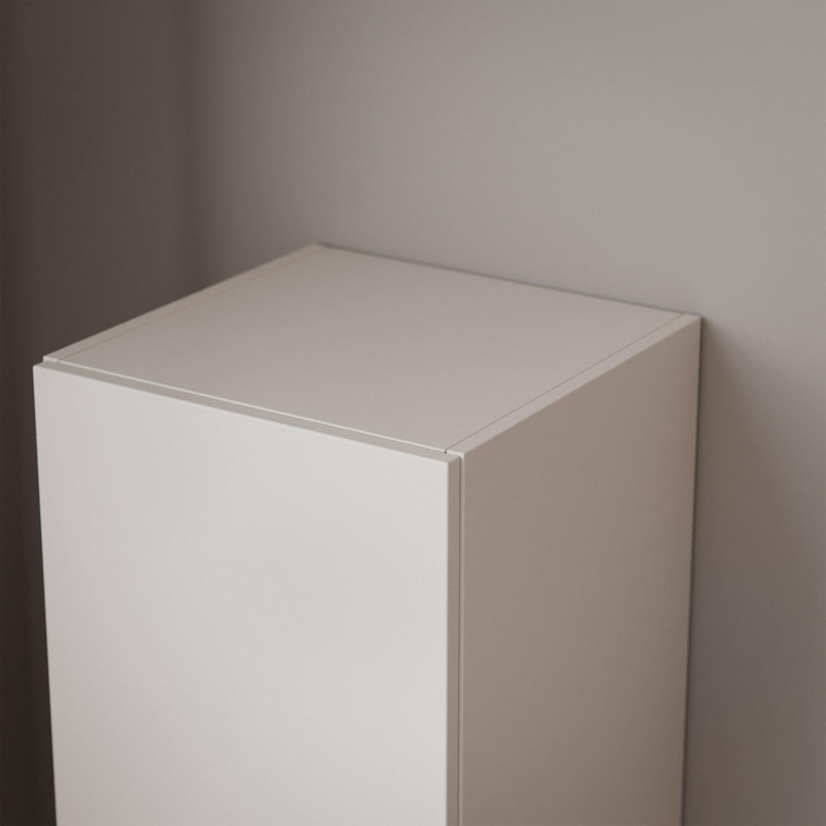 HÄNGESCHRANK ANGEL LINE 40/40/90 cm Kaschmir - Kaschmir, Holzwerkstoff (40/90/40cm) - Idohome